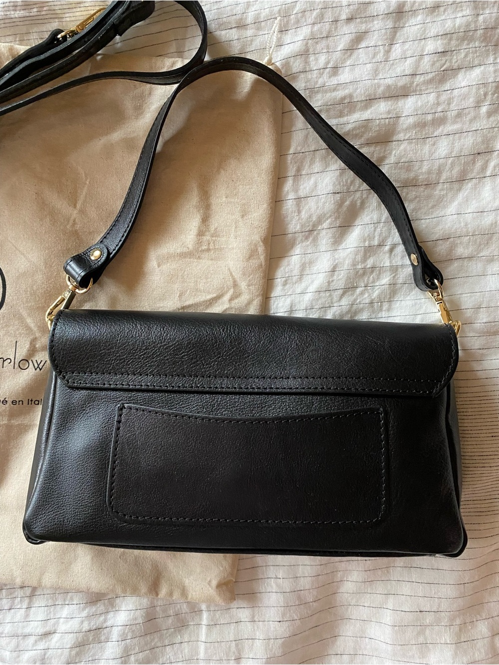 House of Harlow 1960 Leather Snake Bag Black Like New - Picture 3 of 6